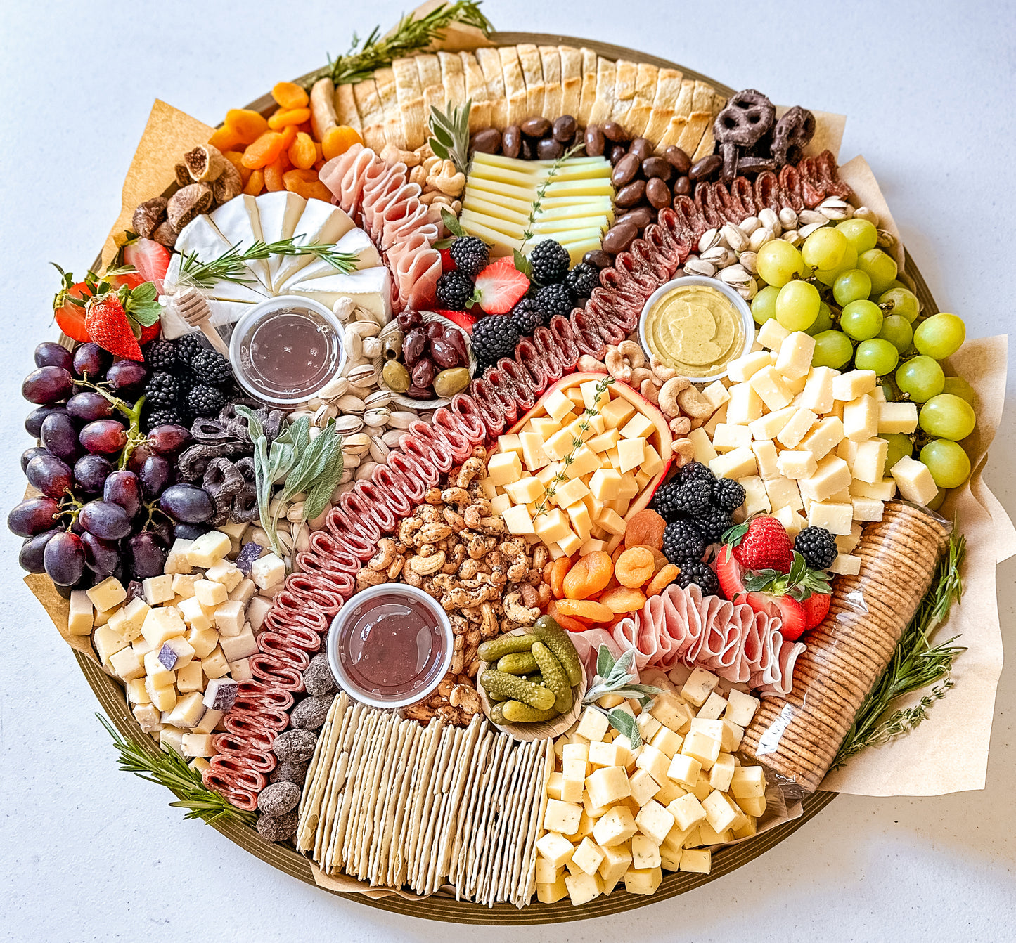 23-24" Grazing Table Board (serves 30-40, RENTAL ONLY)