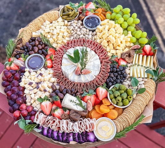 23-24" Grazing Table Board (serves 30-40, RENTAL ONLY)