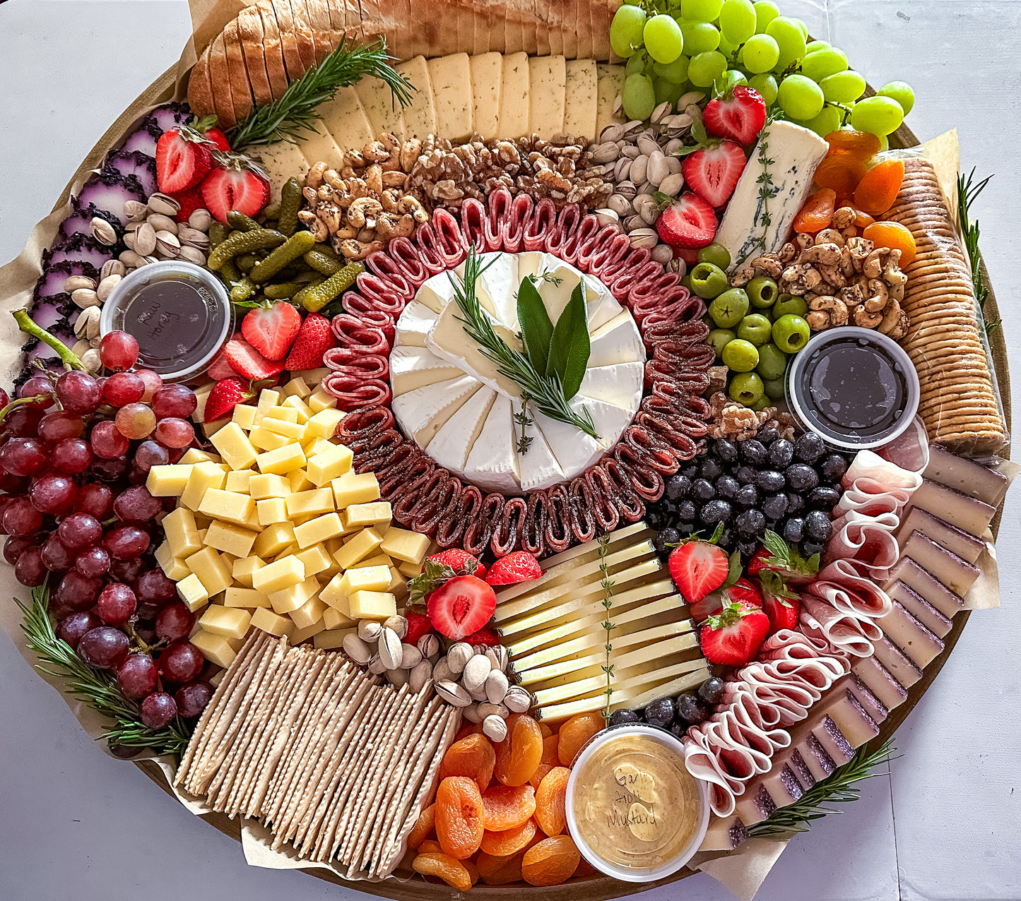 23-24" Grazing Table Board (serves 30-40, RENTAL ONLY)