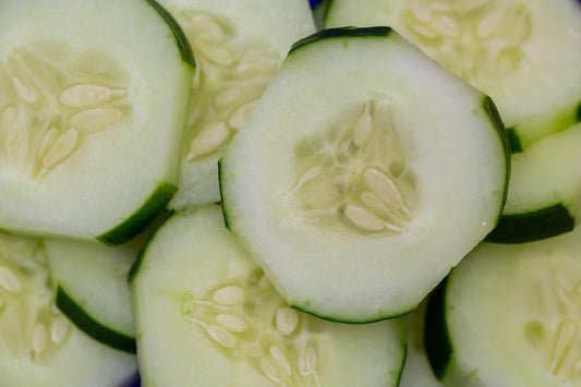 Raw Cucumber Slices